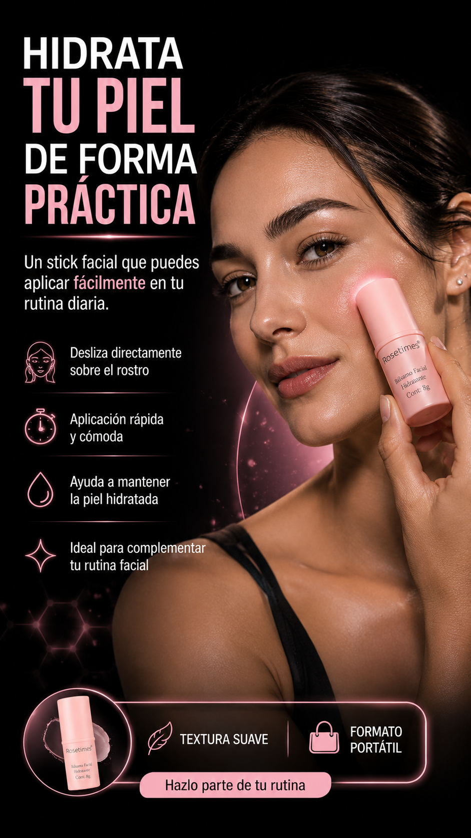 Bálsamo Facial Hidratante Antiarrugas