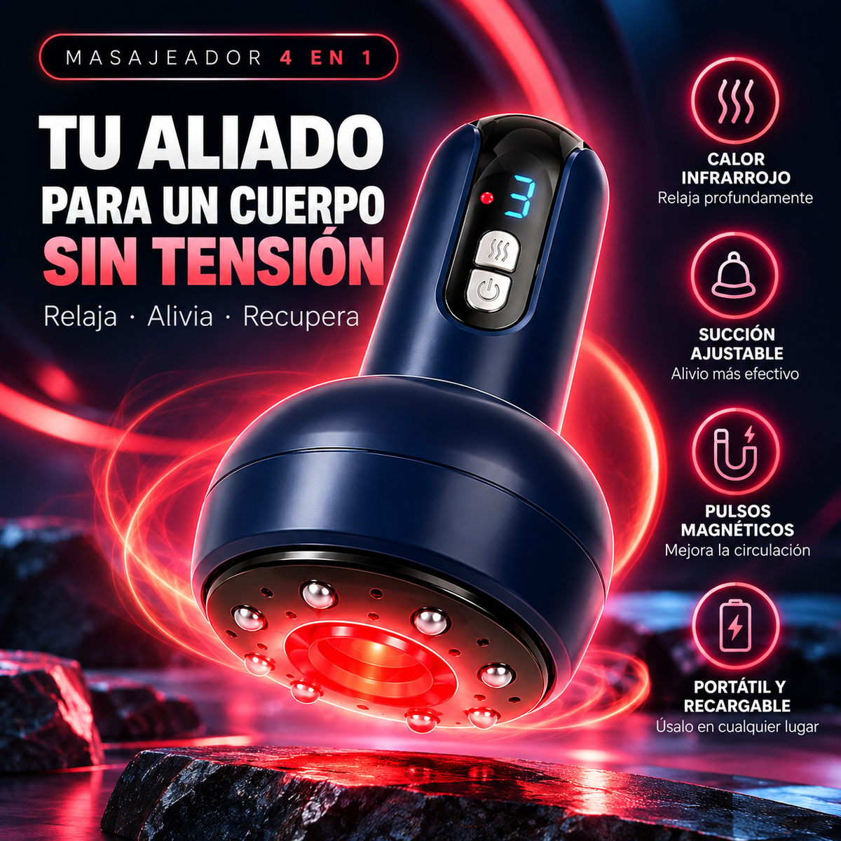 ThermaCup- Masajeador Succionador
