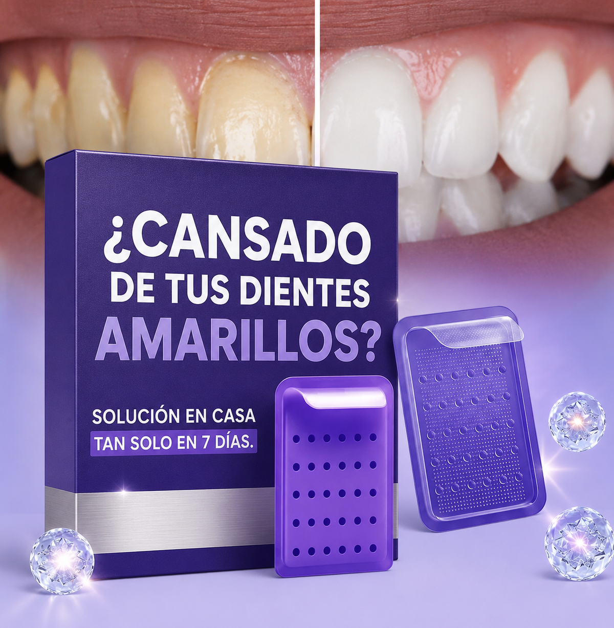 WHITENING STRIPS-TIRAS BLANQUEADORAS DENTALES