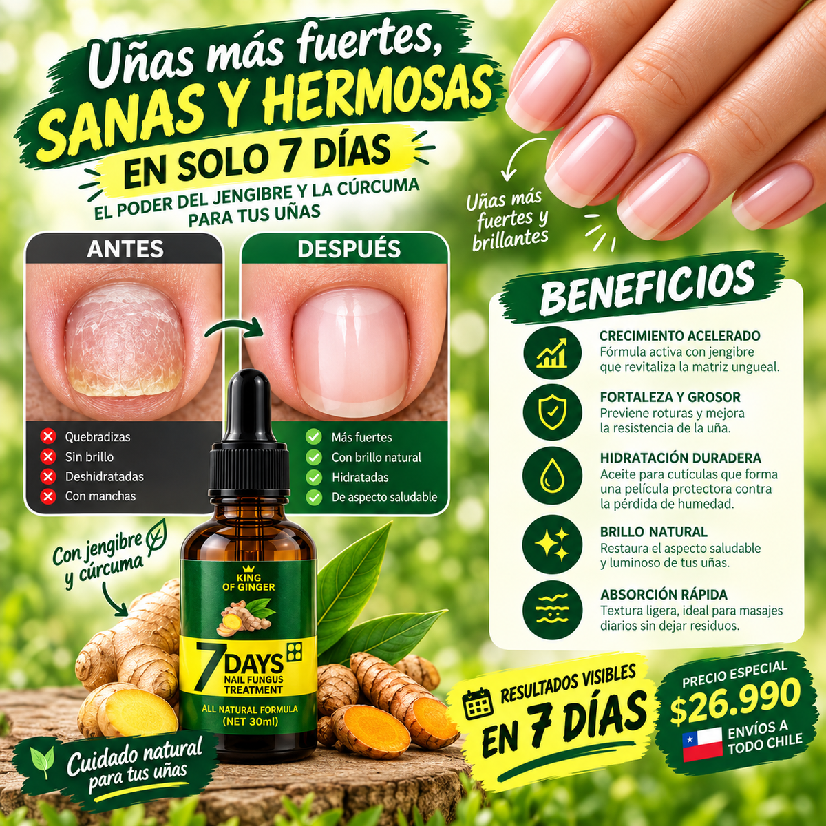 Nail Tonic-Tónico Para Uñas Antifúngico